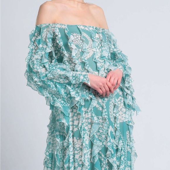 MARIO DICE MAXI SILK DRESS - Picture 3 of 5